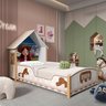 Cama Montessoriana Infantil Solteiro 100% MDF Branco - 8