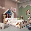 Ver mais imagens de Cama Montessoriana Infantil Solteiro 100% MDF Branco