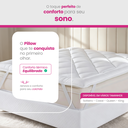 Ver imagem 5 de Kit Pillow, Capa e Protetor de Colchão Casa Dona 400 Fios Percal Hipoalérgico Super Macio Mais 2 Tra