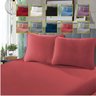 Lençol de Malha Casal Com Elástico 100% Algodão Cor:Cereja - 2