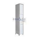 Ver imagem 1 de Armário Roupeiro De Aço Vestiário Academia 3 Portas Locker Branco