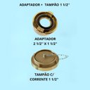 Ver imagem 2 de Tampao Adaptador Hidrante 1.1/2 Incendio Bombeiro Segurança Proteçao