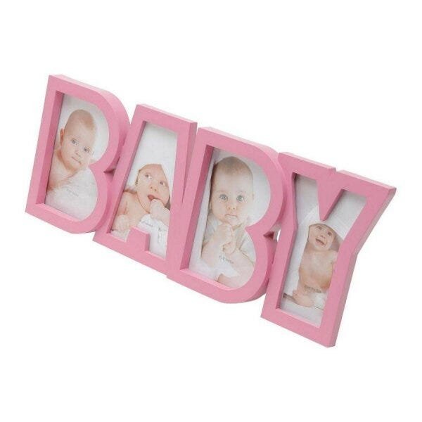 Porta Retrato de Plástico Baby para 4 Fotos 10cmx15cm Rojemac - 2