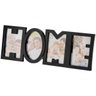 Porta Retrato de Plástico Home para 4 Fotos 10cmx15cm Preto Rojemac - 1