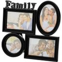 Ver imagem 1 de Porta Retrato de Plástico Family para 4 Fotos Sendo 3 10cmx15cm e 1 10cmx10 Rojemac