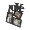 Porta Retrato de Plástico Love para 3 Fotos 2 10cmx15cm e 1 13cmx9 Rojemac - 3
