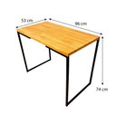 Ver imagem 5 de Mesa para Escritório 96cm Style Industrial Carvalho e Preto