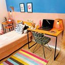 Ver imagem 6 de Mesa para Escritório 96cm Style Industrial Carvalho e Preto
