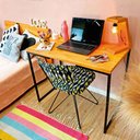 Ver imagem 3 de Mesa para Escritório 96cm Style Industrial Carvalho e Preto