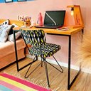 Ver imagem 4 de Mesa para Escritório 96cm Style Industrial Carvalho e Preto