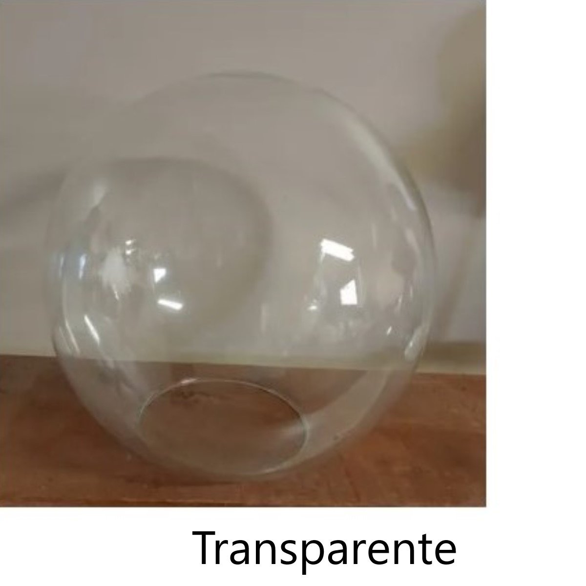 Globo de Vidro 15cm para Luminária Lustre Pendente Plafon Luvidarte V15 Vidro Transparente - 2