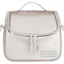 LANCHEIRA TIRACOLO WEST VILLAGE METALIZADA PRATA - 5 LANCHEIRA TIRACOLO WEST VILLAGE METALIZADA PRATA - 5