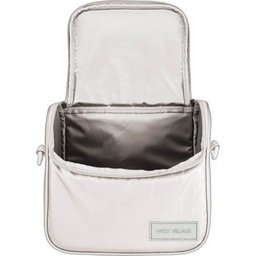 LANCHEIRA TIRACOLO WEST VILLAGE METALIZADA PRATA - 4 LANCHEIRA TIRACOLO WEST VILLAGE METALIZADA PRATA - 4