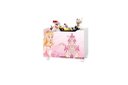 Ver imagem 1 de Caixa Organizadora Para Brinquedos Modelo Princesa Com Rodízios Cor Rosa JA