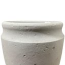 Ver imagem 4 de Vaso Antique Cilíndrico 32 (22l) Cor Cimento Queimado Japi