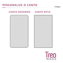 Ver imagem 4 de Mesa Delta Cor Freijó e Fendi para 4 Lugares Retangular 1,4x0,90 - Madeira Maciça e Tampo de Vidro T