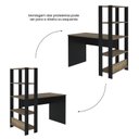 Ver imagem 4 de Conjunto Sala de Estar: Escrivaninha Match + 2 Estante Book