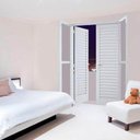 Ver imagem 2 de Porta de Aço Balcão de Giro 4 Folhas Móveis Branca - 215x122