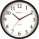 Ver imagem 1 de Relógio de Parede Silencioso Redondo Preto Herweg 6126S-34