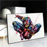 Quadro Homem Aranha Street Art:60x40 cm/BRANCA - 3