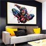 Quadro Homem Aranha Street Art:60x40 cm/BRANCA - 5