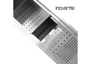 Ver imagem 7 de Calha Canal Organizador Inox 304 Escorredor Multiuso Escorredor Louça 90x19x14 Inovartte Ica01