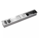 Ver imagem 1 de Calha Canal Organizador Inox 304 Escorredor Multiuso Escorredor Louça 123x19x14 Inovartte Ica02