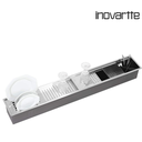 Ver imagem 2 de Calha Canal Organizador Inox 304 Escorredor Multiuso Escorredor Louça 123x19x14 Inovartte Ica02