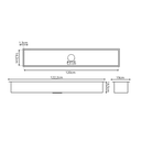 Ver imagem 6 de Calha Canal Organizador Inox 304 Escorredor Multiuso Escorredor Louça 123x19x14 Inovartte Ica02