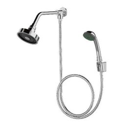 Ducha Chuveiro Articulado em Metal com Chuveirinho Aquecedor a Gás Solar Marca Inovartte Inc05 - 1