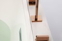 Ver imagem 5 de Torneira Misturador Duplo Comando Rose Gold Quadrada para Banheiro Lavabo Inovartte In48
