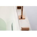 Ver imagem 5 de Torneira Misturador Duplo Comando Rose Gold Quadrada para Banheiro Lavabo Inovartte In48