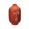 Vaso em Ceramica Rosto Terracota P - 1