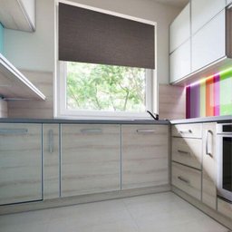 Persiana Cortina Translucida Rolo Poliester 1 metro por 1 metro - 4