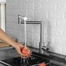 Torneira Goumet Articulavel Monocomando Aço Inox Escovado Cozinha Bancada - 4