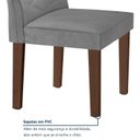 Ver mais imagens de Conjunto Sala de Jantar 4 Lugares Redonda Tampo 100cm Vidro/mdf Mesa e Cadeiras Barcelona Yescasa