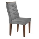 Ver imagem 7 de Conjunto Sala de Jantar 4 Lugares Redonda Tampo 100cm Vidro/mdf Mesa e Cadeiras Barcelona Yescasa