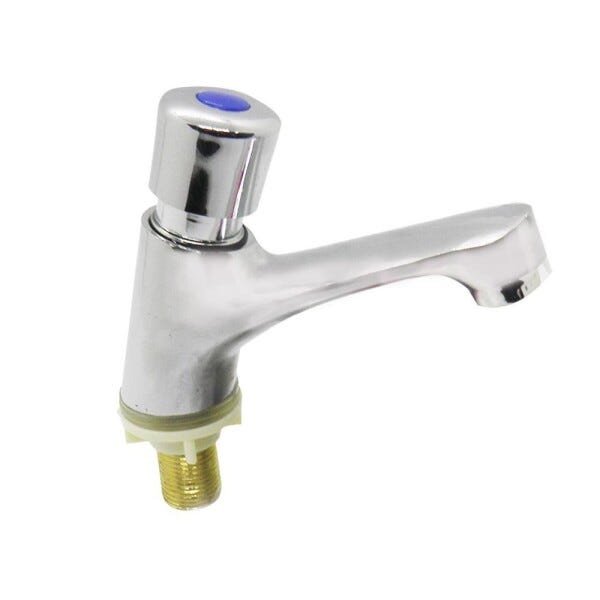 Torneira Automática Pressão Banheiro Casa Comercio Pia Limpeza Lavabo - 1