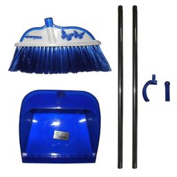 Kit Vassoura Pa Limpeza Casa Pisos Higienizaçao Limpa Chao Desmontavel - 2