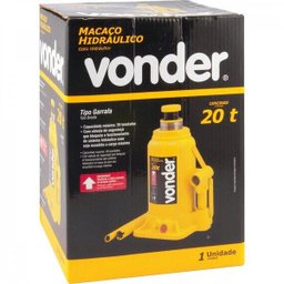 Macaco hidráulico tipo garrafa 20 toneladas Vonder - 2