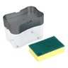 Dispenser Detergente 2 em 1 Esponja Limpeza Sabao Limpa Cozinha Casa Louça Dosador - 7