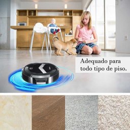 Robo Limpa Casa Aspirador de Po Varre Vassoura Recarregável Sensor Automatico - 7