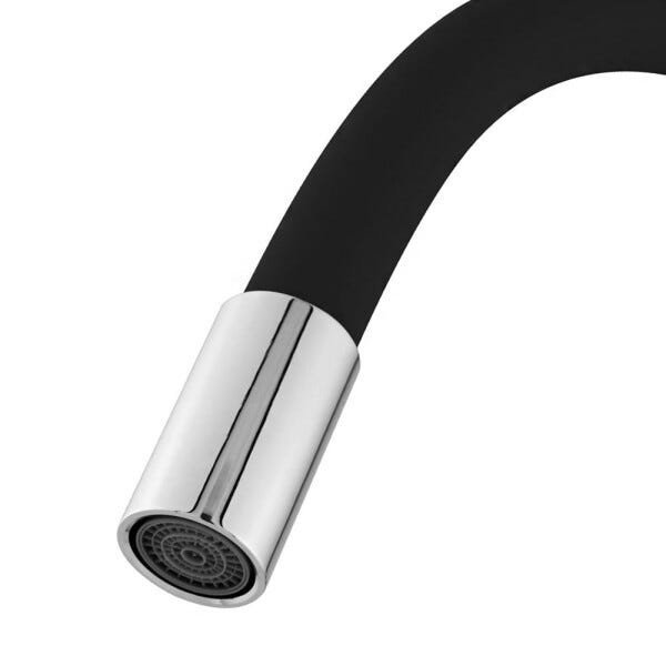 Torneira Gourmet Silicone Flexivel Pia Metal Cromado Articulado Bancada Cozinha - 3