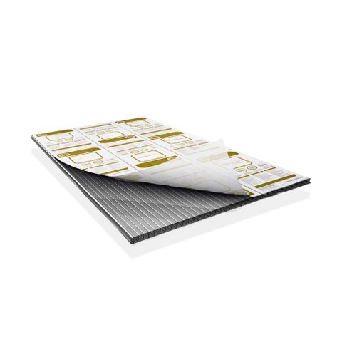 Chapa de Policarbonato Alveolar Fume 6mm - 2,10m X 3,00m - Smart