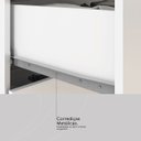 Ver imagem 6 de Mesa Escrivaninha Office Morada 109cm com Gaveta e Porta Home Office/estudos Mdp Brilhante Branco