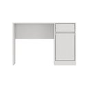 Ver imagem 3 de Mesa Escrivaninha Office Morada 109cm com Gaveta e Porta Home Office/estudos Mdp Brilhante Branco