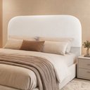 Ver imagem 3 de Cabeceira Cama Box Queen 160cm Orgânica Lanna W01 Linho Cru - Lyam Decor