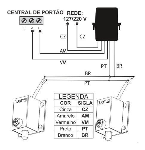 Módulo Temporizador De Potência Para 02 Trava Central Portão - 2