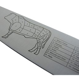 Faca de Açougueiro Profissional Carne Churrasco Nº12 - 5