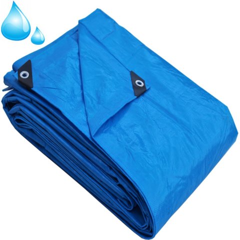 Lona Carreteiro Azul 150 Micras - 3x2m - Construmarcas
